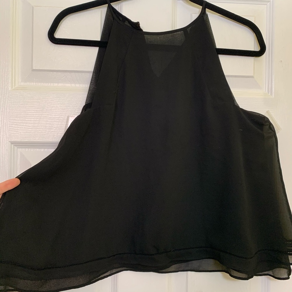 Used Zara Black Tank